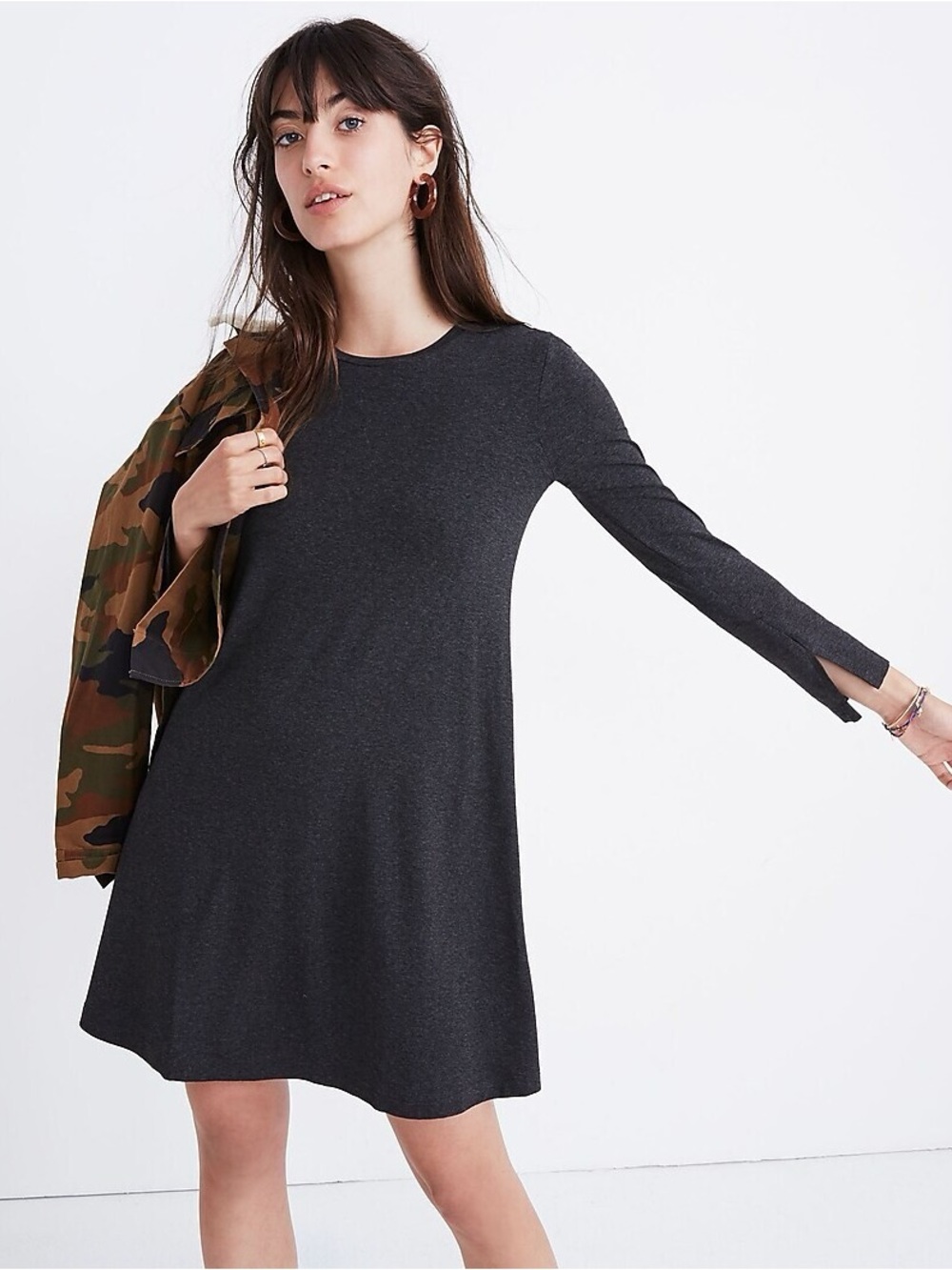 Madewell Swingy Tee Dress Size Small
